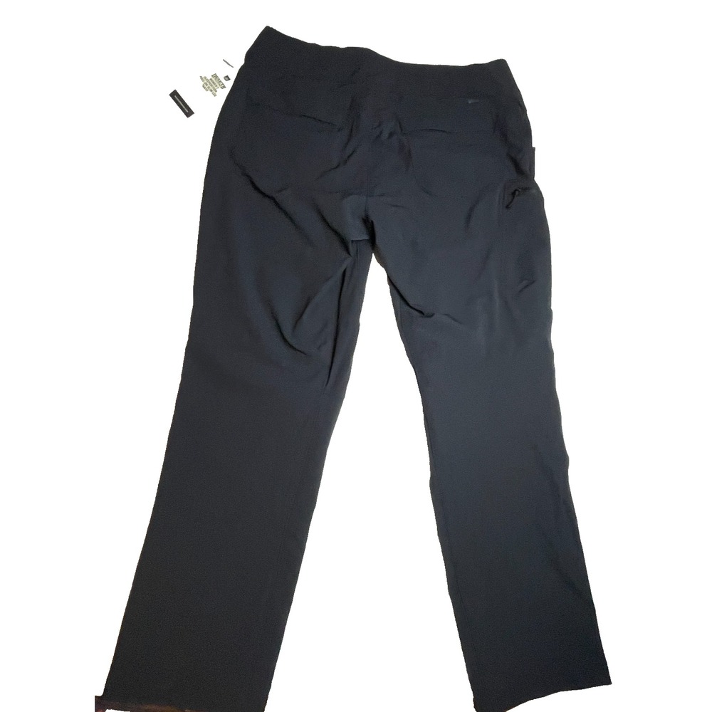 NWT Duluth Trading Women 16x29 Black Flexpedition Pants Water Repellent Stretch